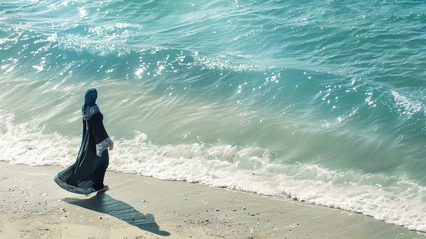 Burkini long : élégance et confort à la plage