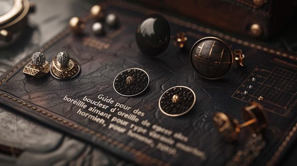 Guide pour acheter des boucles d'oreille aimant pour homme
